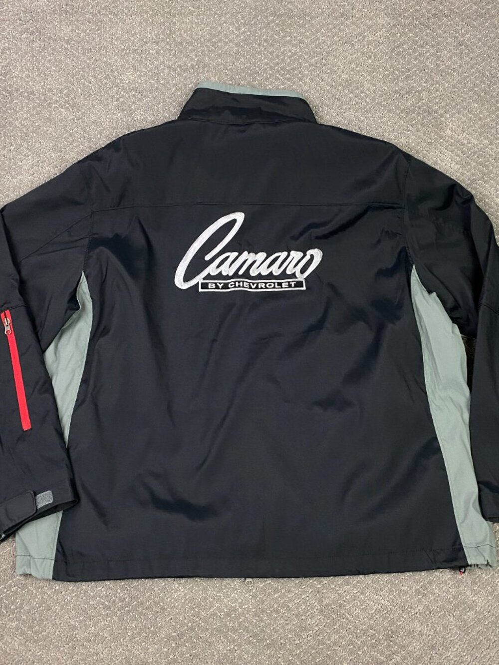 Chevrolet Camaro Jacket Mens 2XL Black Gray Port Authority XXL Racing